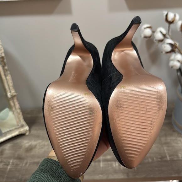 BCBGeneration Black Leather Heels - Picture 6 of 7